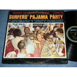 画像: The BRUCE JOHNSTON SURFING BAND - SURFERS' PAJAMA PARTY  ( Ex+/Ex+ Crack on Edge Side  )  / 1963 US AMERICA ORIGINAL Used LP 