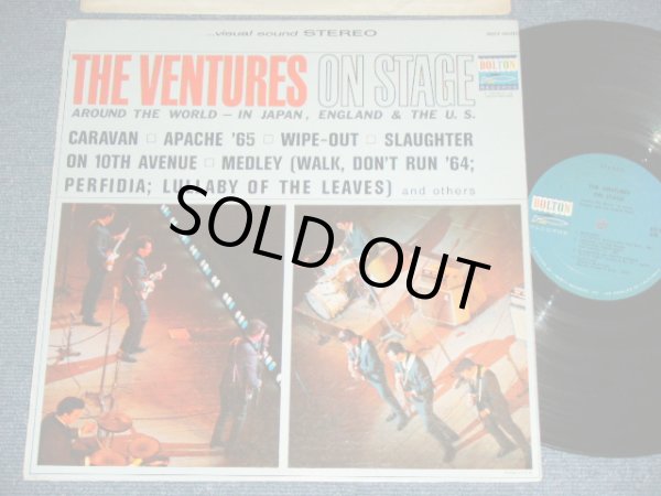 画像1: THE VENTURES - ON STAGE ( Matrix # A)BST-8035-1/B)BST8035-2 ; Blue with Black Print Label: Ex++,Ex/Ex++, Ex+ ) / 1965  US AMERICA  ORIGINAL STEREO Used   LP