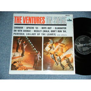 画像: THE VENTURES - ON STAGE ( Matrix # A) 1/B) 1 ; Black with Silver Print Label: Ex+++/Ex+++ ) / 1965 UK ENGLAND  ORIGINAL STEREO Used   LP