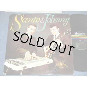 画像: SANTO & JOHNNY - SANTO & JOHNNY ( DEBUT ALBUM included SLEEP WALK :Ex+/Ex+ Looks:Ex-)/ 1961 Version US AMERICA 2nd Press 'With COLOR LINE Label' MONO Used LP