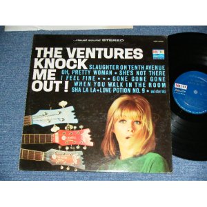 画像: THE VENTURES - KNOCK ME OUT ( "BLUE with SILVER Print  Label :With "TOMORROW'S LOVE" Version :  Matrix Number BST-8033 2 SIDE-1 /  BST-8033 2 SIDE-2 : Ex++/Ex++ Looks: Ex+ ) / 1965 US ORIGINAL "BLUE with SILVER Print Label" STEREO Used  LP 