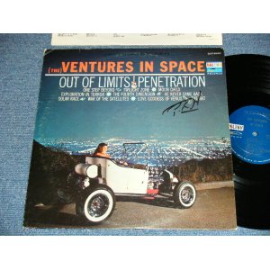 画像: THE VENTURES - IN SPACE ( DARK BLUE with SILVER Print Ｌａｂｅｌ，Ｍａｔｒｉｘン# BST-8027 SIDE 1/BST-8027 SIDE-2  Ex/Ex ) / 1964  US AMERICA  ORIGINAL Stereo Used LP 