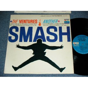 画像: THE VENTURES - ANOTHER SMASH ( 2nd Issued "SILHOUETTE COVER" : Matrix # A:BST 8006 SIDE-1 I /B: BST 8006 SIDE-2  I :  Ex++,Ex/MINT-) / 1963? Version US AMERICA "BLUE with BLACK PRINT Label" STEREO Used LP 