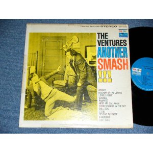 画像: THE VENTURES - ANOTHER SMASH ( First Cover Design : Matrix # A:BST 8006 -1/B: BST 8006-2 ; VG+++/Ex+++) / 1964 Version US AMERICA "BLUE with BLACK PRINT Label" STEREO Used LP 