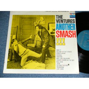 画像: THE VENTURES - ANOTHER SMASH ( First Cover Design : Matrix # A:BST 8006 -1/B: BST 8006-2 ; Ex+/Ex+ Looks:Ex B-1: VG+++) / 1961 US AMERICA ORIGINAL "TURQUOISE GREEN Label" STEREO Used LP 