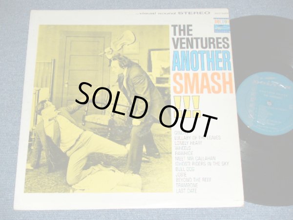 画像1: THE VENTURES - ANOTHER SMASH ( First Cover Design : Matrix # A:BST 8006 -1/B: BST 8006-2 ; Ex/Ex++ Looks:Ex+  ) / 1961 US AMERICA ORIGINAL "TURQUOISE GREEN Label" STEREO Used LP 