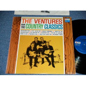 画像: THE VENTURES - Play COUNTRY CLASSICS ( First Cover Design : Matrix # A:BLP-2023-2-SIDE-1 1A/B) BLP-2023-2-SIDE-2  ; Ex+++/MINT- ) / 1963 US AMERICA ORIGINAL "DARK BLUE With BLACK PRINT Lavel" MONO Used LP 