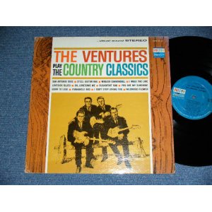 画像: THE VENTURES - Play COUNTRY CLASSICS ( First Cover Design : Matrix # A:BST 8023 S-1/B) BST 8023 S-2 ; E-/Ex+ Looks:Ex ) / 1963 US AMERICA ORIGINAL "BLUE With BLACK PRINT Lavel" STEREO Used LP 