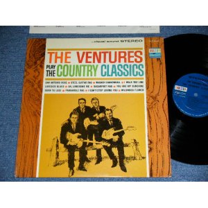 画像: THE VENTURES - Play COUNTRY CLASSICS ( First Cover Design : Matrix # A:BST 8023-1 SIDE 1 /B) BST 8023-1 SIDE 2  ; Ex++/Ex++ Looks: Ex+ ) / 1963 US AMERICA ORIGINAL "DARK BLUE With BLACK PRINT Lavel" STEREO Used LP 