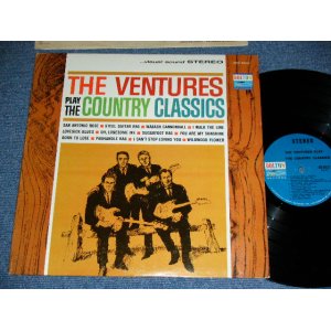 画像: THE VENTURES - Play COUNTRY CLASSICS ( First Cover Design : Matrix # A:BST 8023 SIDE 1  1A/B) BST 8023 SIDE 2  1A ; Ex++-/Ex++ ) / 1963 US AMERICA ORIGINAL "BLUE With BLACK PRINT Lavel" STEREO Used LP 