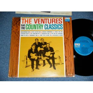 画像: THE VENTURES - Play COUNTRY CLASSICS ( First Cover Design : Matrix # A:BLP-2023-S1A/B) BLP-2023-S2   ; Ex+/Ex++ ) / 1963 US AMERICA ORIGINAL "DARK BLUE With BLACK PRINT Lavel" MONO Used LP 