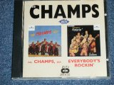 画像: THE CHAMPS- GO CHAMPS GO + EVERYBODY'S ROCKIN' ( 2 in 1 )  / 1993  UK ENGLAND   ORIGINAL Used  CD 