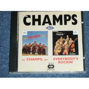 画像: THE CHAMPS- GO CHAMPS GO + EVERYBODY'S ROCKIN' ( 2 in 1 )  / 1993  UK ENGLAND   ORIGINAL Used  CD 