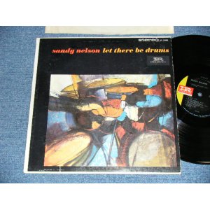 画像: SANDY NELSON -  LET THERE BE DRUMS   ( 3rd Press BLACK with GREEN  label : Ex+/Ex+++ )  / 1966 US AMERICA   STEREO  Used  LP 