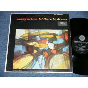 画像: SANDY NELSON -  LET THERE BE DRUMS   ( 1st Press BLACK with SILVER Print  label : Ex/Ex++ )  / 1962 US AMERICA  ORIGINAL  STEREO  Used  LP 