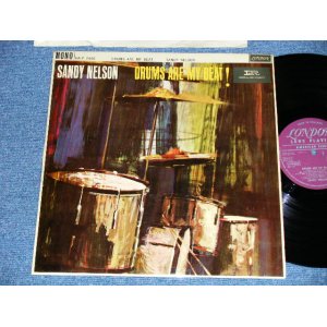 画像: SANDY NELSON -  DRUNS ARE MY BEAT!( UK 1st Press MAROON label : Ex++/Ex+++ )  / 1962 UK ENGLAND ORIGINAL MONO  Used  LP 