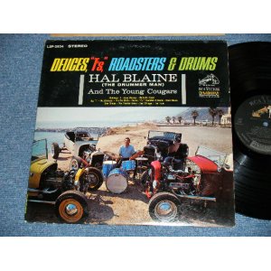 画像: HAL BLAINE - DEUCES,"T'S" ROADSTERS & DRUMS (Ex+/MINT- ) / 1963 US AMERICA ORIGINAL Stereo  Used LP 