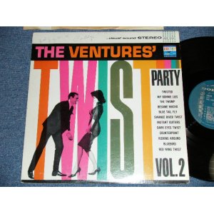 画像: THE VENTURES - TWIST PARTY VOL.2  ( 1st Press TURQUOISE Label : Matrix # A) BST-8014-1A-SIDE-1/B) BST-8014-1A-SIDE-2 : Ex++/Ex+++ Looks:Ex++ ) / 1962 US AMERICA ORIGINAL  STEREO  Used  LP 