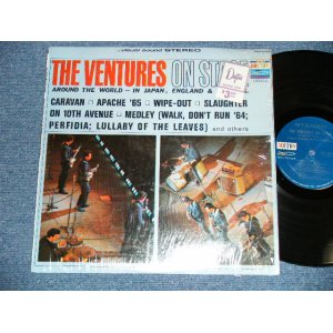 画像: THE VENTURES - ON STAGE ( Matrix # A)BST-8035-4 SIDFE-4 SIDE-1/B)BST8035-2 SIDE-2 ; DARK BLUE with SILVER Print Label:: Ex/Ex++ Looks:Ex) / 1965  US AMERICA  ORIGINAL "1st press Label" STEREO Used   LP