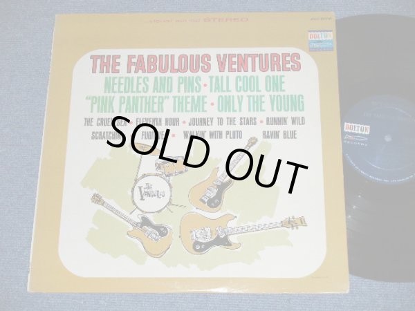 画像1: THE VENTURES - THE FABULOUS VENTURES ( Matrix # A)BST-8029-1-1/ B)BST-8029-2-1; DARK BLUE with SILVER Print Label) (Ex++/Ex+++ ) / 1964  US AMERICA  ORIGINAL "1st press Label" STEREO Used   LP