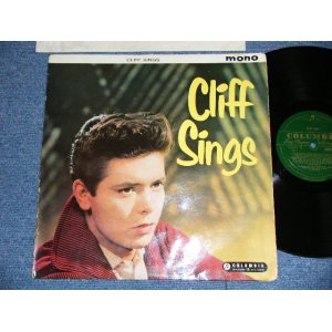 画像: CLIFF RICHARD & THE SHADOWS  - CLIFF SINGS  ( Ex/Ex+ )  / 1959  UK ENGLAND ORIGINAL 1st Press "GREEN With GOLD Text Label" Used  MONO LP 