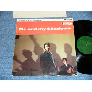 画像: CLIFF RICHARD & THE SHADOWS  - ME AND MY SHADOWS  ( Ex+/Ex++ )  / 1960  UK ENGLAND ORIGINAL 1st Press "GREEN With GOLD Text Label" Used  MONO LP 