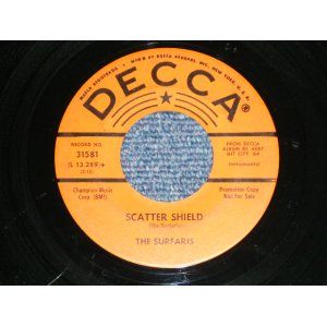 画像: The SURFARIS - SCATTER SHIELD / I WANNA TAKE A TRIP TO THE ISLAND  ( Ex+/Ex+  ) / 1964 US AMERICA ORIGINAL "ORANGE LABEL PROMO" Used 7" Single