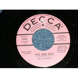 画像: The SURFARIS - HOT ROD HIGH / KAREN  ( Ex++/Ex+  ) / 1964 US AMERICA ORIGINAL "PINK LABEL PROMO" Used 7" Single