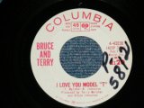 画像: BRUCE and TERRY (BRUCE JOHNSTON & TERRY MELCHER Works)  -  I LOVE YOU MODEL "T" : CARMEN  ( MINT-/MINT- : WOL)  / 1965 US AMERICA ORIGINAL "WHITE LABEL PROMO" Used 7" Single