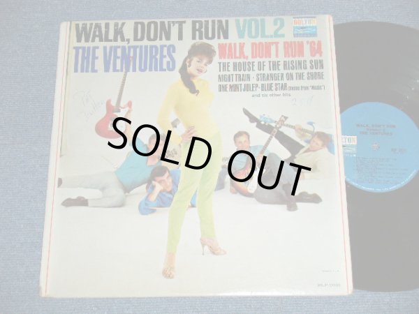 画像1: THE VENTURES - WALK DON'T RUN VOL.2 : 2nd Press Version Front Cover  (Matrix #  BLP-2031-SIDE-1 1A   BLP-2031 SIDE-2-1A ) ( Ex,Ex-/Ex++ Looks:Ex+ )   )   / 1965 US AMERICA 2nd Press "BLUE with BLACK PRINT Label" MONO Used LP 