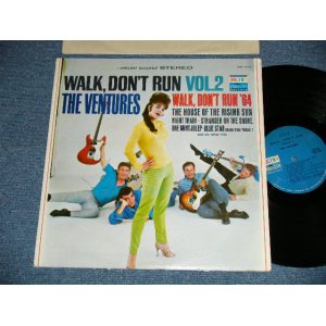 画像: THE VENTURES - WALK DON'T RUN VOL.2 : 2nd Press Version Front Cover (Matrix # BST-8031-1 US PAT# GB PAT# / BST-8031-2 US PAT# GB PAT#) ( Ex++/Ex++,Ex+ )   / 1965 VERSION US AMERICA ORIGINAL 2nd Press "BLUE with BLACK PRINT Label" STEREO Used LP 