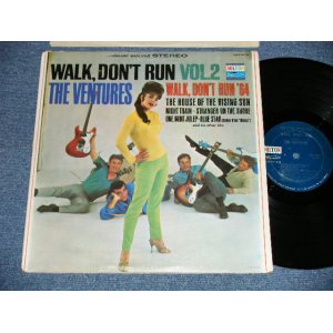 画像: THE VENTURES - WALK DON'T RUN VOL.2 : SWEAT SIRT Version (Matrix # BST-8031-2-SIDE 1/ BST-8031-2-SIDE 2 ) ( Ex+,Ex-/Ex Looks:Ex- )   / 1964 US AMERICA ORIGINAL "DARK BLUE with SILVER PRINT Label" STEREO Used LP 