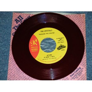 画像: THE CRYSTALS -  UP TOWN : HE'S  SURE THE BOY I LOVE ( Ex+++/Ex+++ )  "BROWN WAX Vinyl" / 1980's US AMERICA REISSUE Used 7" Single 