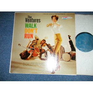 画像: THE VENTURES - WALK DON'T RUN  ( Ex++/Ex+++ ) / 1960 US AMERICA ORIGINAL 2nd Press "TURQUOISE with SUNSET Los Angeles Address Label"  STEREO   Used  LP 