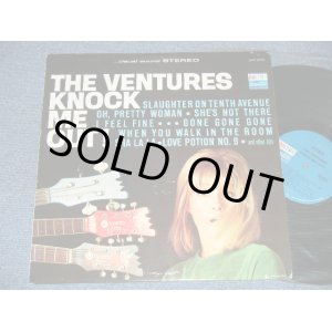 画像: THE VENTURES - KNOCK ME OUT ( Ex++/SEALE) / 1965 US ORIGINAL "BLUE with BLACK Print Label" STEREO "SEALED"  LP 