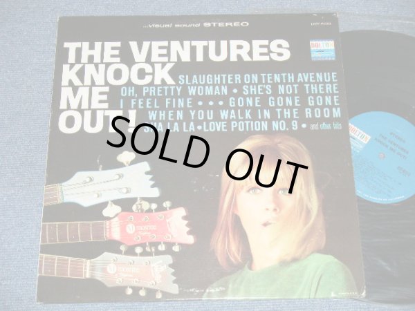 画像1: THE VENTURES - KNOCK ME OUT ( Ex++/SEALE) / 1965 US ORIGINAL "BLUE with BLACK Print Label" STEREO "SEALED"  LP 