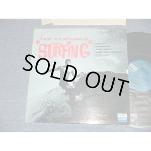 画像: THE VENTURES - SURFING (  '63 Version DARK BLUE with BLACK Print  Label : Matrix Number BST8022  1A(SIDE-1)/  BST-8022 SIDE 2  1B ) (Ex/Ex++ Looks:Ex++ / 1963 US ORIGINAL  "BLUE with BLACK Print Label" STEREO Used  LP 