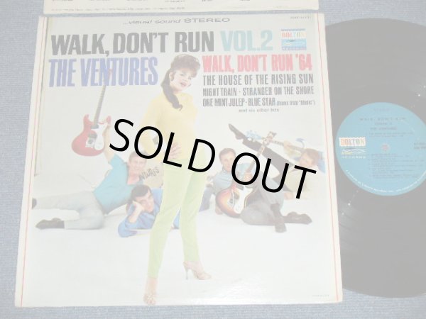 画像1: THE VENTURES - WALK DON'T RUN VOL.2 : 2nd Press Version Front Cover (Matrix # BST-8031-1  BST-8031-2 ) ( eX+++/eX+++ )   / 1965 VERSION US AMERICA ORIGINAL 2nd Press "BLUE with BLACK PRINT Label" STEREO Used LP 