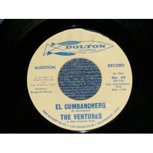 画像: THE VENTURES - EL CUMBANCHERO : SKIP TO M' LIMBO  (MINT-/MINT- WOL,WTRDMG) / 1963 US AMERICA ORIGINAL "AUDITION Label PROMO" 7" Single