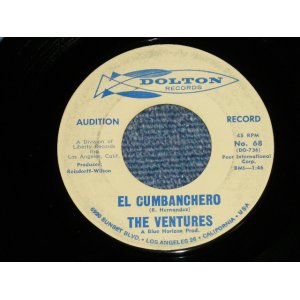 画像: THE VENTURES - EL CUMBANCHERO : SKIP TO M' LIMBO  (Ex+++-/MINT- RING WEAR) / 1963 US AMERICA ORIGINAL "AUDITION Label PROMO" 7" Single