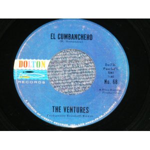 画像: THE VENTURES - EL CUMBANCHERO : SKIP TO M' LIMBO  ( Ex/Ex ) / 1963 US AMERICA ORIGINAL "DARK BLUE with BLACK PRINT Label" 7" Single