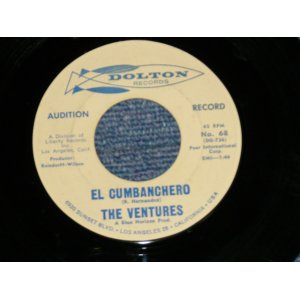 画像: THE VENTURES - EL CUMBANCHERO : SKIP TO M' LIMBO  (Ex++/Ex+  WOL) / 1963 US AMERICA ORIGINAL "AUDITION Label PROMO" 7" Single