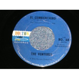 画像: THE VENTURES - EL CUMBANCHERO : SKIP TO M' LIMBO  ( Ex++ Looks:Ex+++/Ex++ Looks:Ex+++  ) / 1963 US AMERICA ORIGINAL "DARK BLUE with BLACK PRINT Label" 7" Single