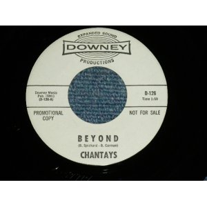 画像: CHANTAY'S - BEYOND : I'LL BE BACK SOMEDAY ( Ex+++/Ex+++ )  / 1964 US AMERICA ORIGIANL "WITE LABEL PROMO" Used 7" Single