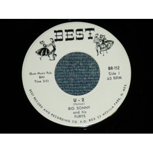 画像: BIG SONNY and His FURYS - U-2 : FAIL SAFE   ( Ex+++/Ex+++ ) / 1960's US AMERICA ORIGINAL "WHIET LABEL PROMO" Used 7" Single