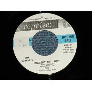 画像: A) The SURFARIS : MOMENT OF TRUTH - B) ThE BISCAYNES : CHURCH KEY  ( MINT-/MINT-  STOL )  / 1963 US AMERICA ORIGIANL "WHITE LABEL PROMO" Used 7" Single