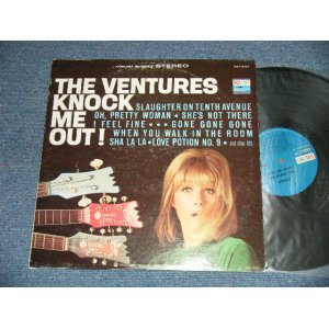 画像: THE VENTURES - KNOCK ME OUT ( Without or NONE "TOMORROW'S LOVE" Version :  Matrix Number  A)  BST-8033-2  SIDE-1 1B1  　B)  BST-8033-  SIDE-2-1A1 ) (Ex+/Ex+++ ) / 1965 US ORIGINAL "BLUE with BLACK BLACK Print Label" STEREO Used  LP  