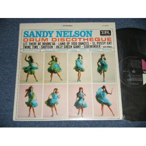 画像: SANDY NELSON -  DRUM DISCOTHEQUE  (Ex++/Ex++)  / 1965  US AMERICA  ORIGINAL 1st Press "BLACK with PINK & WHITE label"  STEREO  Used  LP 