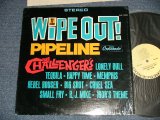 画像: THE CHALLENGERS  - WIPE OUT! (MINT-/MINT- )   /   US AMERICA 2nd Press "LIME YELLOW Label"  STEREO Used LP 