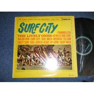 画像: THE LIVELY ONES - SURF CITY (Ex+/Ex+ WTRDMGOBC )  /  1963 US AMERICA ORIGINAL "MONO JACKET + STEREO RECORD" STEREO  Used LP  